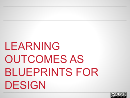 Write a Learning Outcome