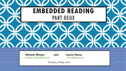 Embedded Reading II