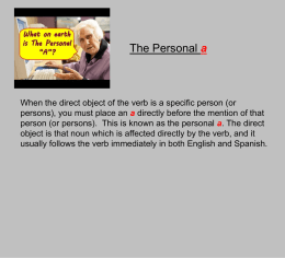 The Personal a