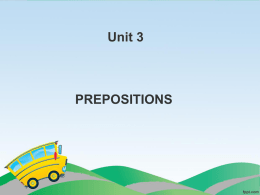 Prepositionsx