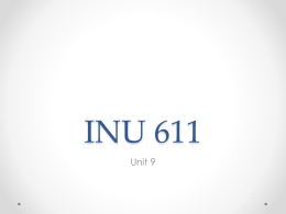 INU 611 - Weebly