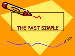The past simple - English-6th-Grade