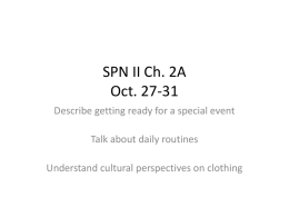 SPN II Oct. 27