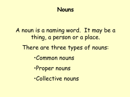 Nouns, adjectives etc presentation File