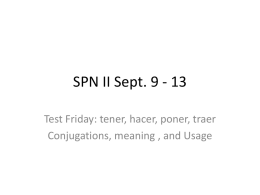 SPN II Sept. 9