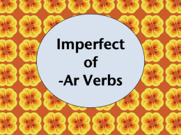 Imperfect of