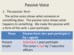 unit 5 passive voicex