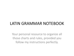 latin grammar notebook - cathyeagle