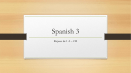 Spanish 3