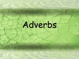 Adverbs PowerPoint