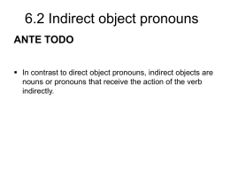 6.2 Indirect object pronouns - my-spanish