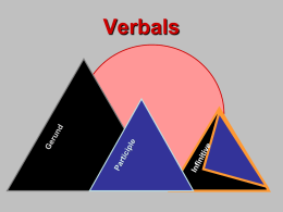 AA. Lesson verbals