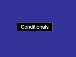 Conditional - La Miranda