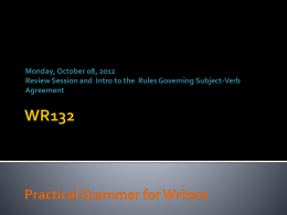 PowerPoint, Monday, Oct. 8th