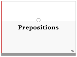 Preposition Flashcards Powerpoint