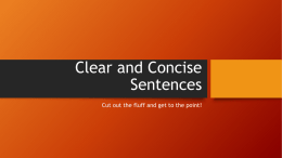 clear concise writingx