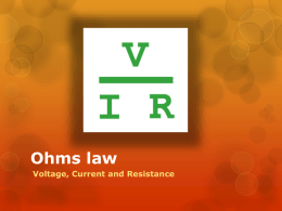 Ohms Law Presentation File