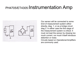 PH4705/ET4305:Instrumentation Amp