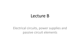 Passive circuit elements