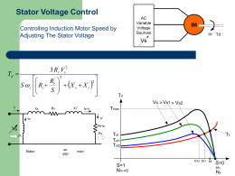 Stator Voltage Control