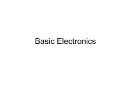 Basic Electronics - Western Washington University