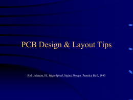 PCB Layout Tips