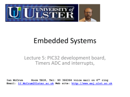 Embedded Systems - Ulster University