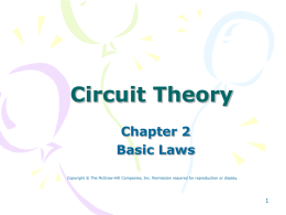 EE2003 Circuit Theory