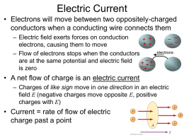 Electric Current - Ohio Wesleyan University