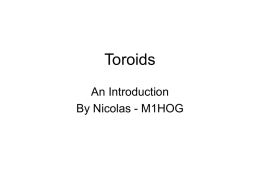 Toroids - M1HOG