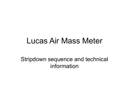 Lucas Air Mass Meter