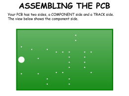 ASSEMBLING THE PCB