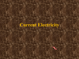 Current Electricity - Red Hook Central School Dst