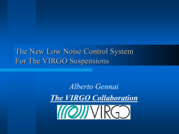 VIRGO Electronics & Software Commissioning