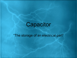 Capacitor - Materials Research Science and Engineering