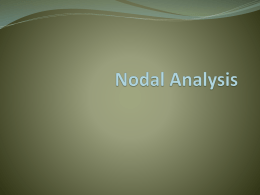 Nodal Analysis - Virginia Tech