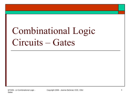 Lectures/Lect 4 - Combinational Logic