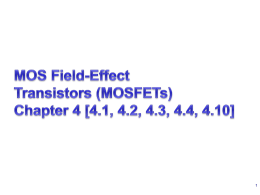 MOS Transistors
