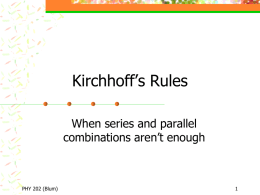 this slide show on Kirchhoff