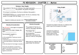 Physics Revision Sheet 2