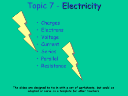 Electricity practical
