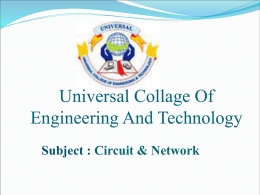 - Universal College of Engineering & Technology