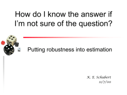 How do I know the answer if I`m not sure of the question?