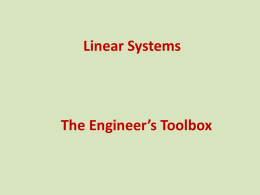 The Engineer`s Toolbox