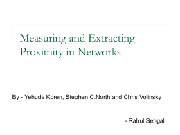 Measuring and Extracting Proximity in Networks