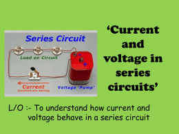 In a series circuit