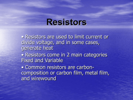 Resistors - ClassNet