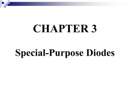 CHAPTER 3 Special-Purpose Diodes