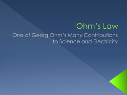 Ohm`s Law - science1d