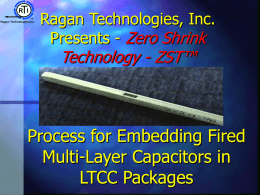 Ragan Technologies, Inc. Presents